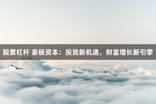 股票杠杆 豪极资本：投资新机遇，财富增长新引擎
