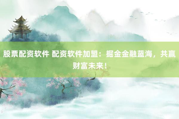股票配资软件 配资软件加盟：掘金金融蓝海，共赢财富未来！