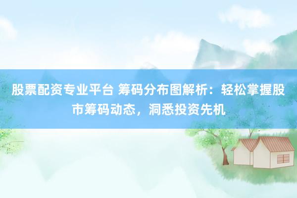 股票配资专业平台 筹码分布图解析：轻松掌握股市筹码动态，洞悉投资先机
