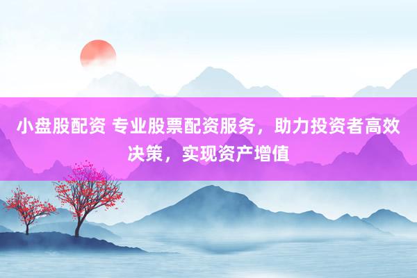 小盘股配资 专业股票配资服务，助力投资者高效决策，实现资产增值
